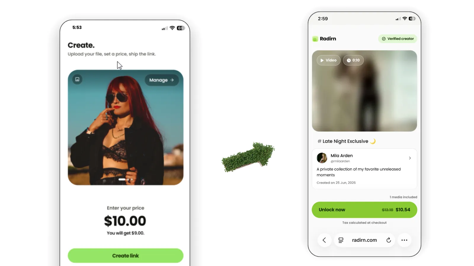 Vistas previas borrosas automáticas: muestra lo justo para vender, bloquea el resto